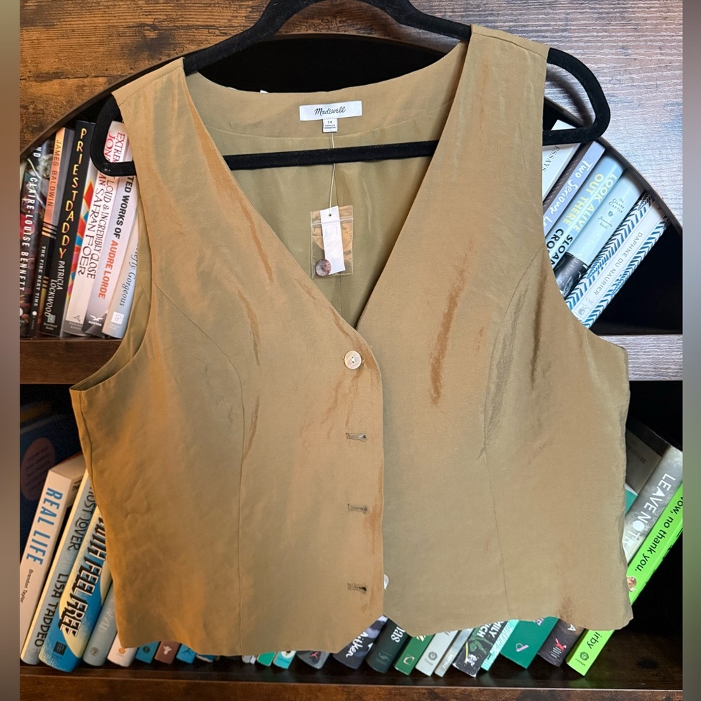 Madewell Olive Green Women's Vest